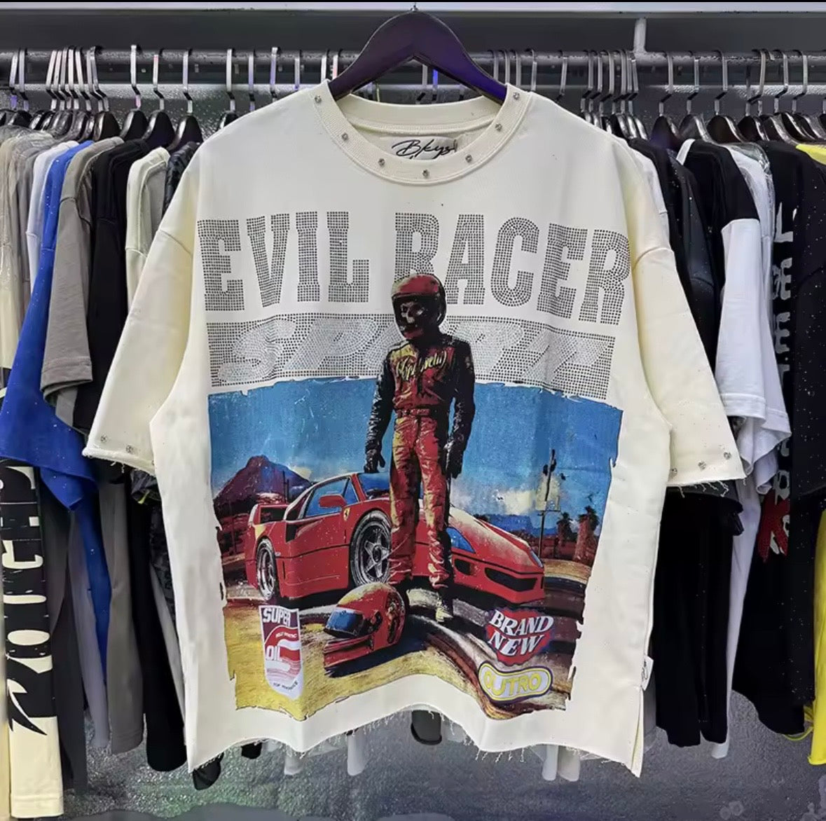 Racer F-Terry Cropped T-Shirt